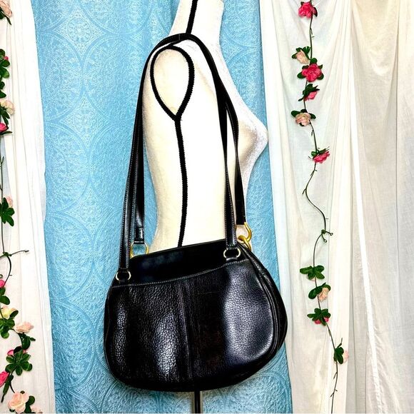 Vintage Guy Laroche Paris Leather Shoulder Bag - Picture 3 of 11